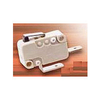 Limit Switch,VERTICAL R/A,SPDT,ON-(ON),QUICK CONNECT Terminal,STRAIGHT LEVER