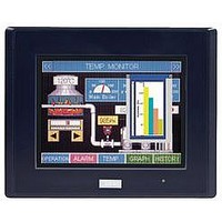 5.7" 256 Color TFT LCD Touchscreen, 12-24VDC, Black Bezel