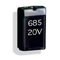 Tantalum Capacitors - Solid SMD 50 volt 0.1uF 20%