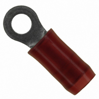 CONN RING 16-22 AWG # 4 RED PIDG