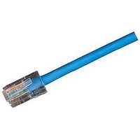 CAT 5E CROSSOVER PATCH CORD CABLE BLUE 6 FT