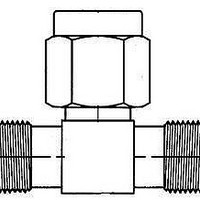 RF Adapters - Tee SMA ADP TEE F-M-F