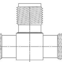 RF Adapters - Tee SMA ADP TEE (JK/JK/JK)