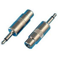 RF Adapters - Between Series ADAPTER RCA RCA(F) TO 3.5MM(M)