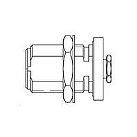 RF/COAXIAL, N BHD JACK, STR, 50OHM CLAMP