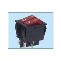 Power Rocker Switch RS-2101-1A ON-OFF DPST 4P