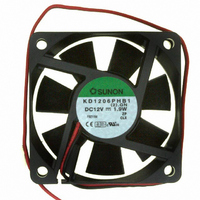 FAN 12VDC 60X15MM 1.9W 21CFM