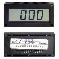 DPM LCD 9V PWR 2V FLAT PACK PINS