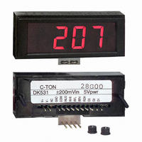 LCD DPM +5V 2V 3.5 DIGIT -RED