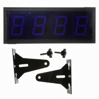 VOLTMETER LRG 2.3" LED BLUE