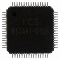 IC FANOUT BUFFER LVPECL 64-TQFP