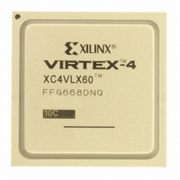 FPGA Virtex®-4 Family 59904 Cells 90nm (CMOS) Technology 1.2V 668-Pin FCBGA
