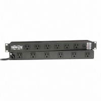 PWR STRIP 12OUT R/A 19" RACK MNT