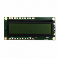 LCD MOD CHAR 2X16 Y/G TRANSFL