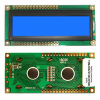 LCD MOD CHAR 2X16 BLUE TRANSFL