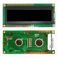 LCD MOD CHAR 2X16 GRN TRANSM