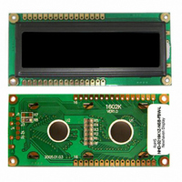 LCD MOD CHAR 2X16 BLUE TRANSM
