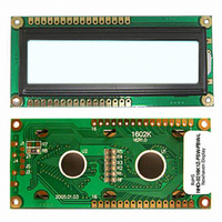 LCD MOD CHAR 2X16 WHT TRANSFL