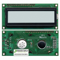 LCD MOD CHAR 2X20 WHITE TRANSFL