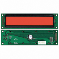 LCD MOD CHAR 1X16 RED TRANSFL