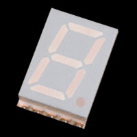 DISPLAY 0.56" SGL 650NM RED SMD