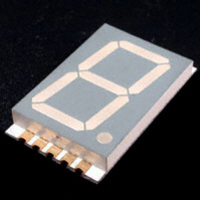 DISPLAY 0.8" SGL 650NM RED SMD