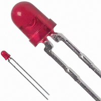 LED 3MM 5V 626NM HE RED DIFF