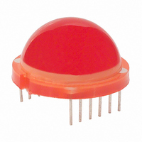 LED LAMP .8" HI-EFF RED 12-DIP