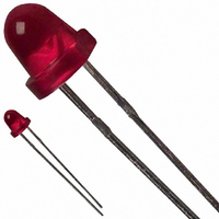LED SS RED DIFF 5MM BULLET