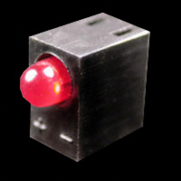 LED IND 3MM RA 660NM RED DIFF