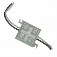 LED MODULE 4POS RED IP67 CLEAR