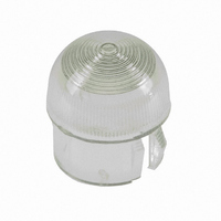 LAMP HARDWARE, PANEL MOUNT LED LENS FOR T-1 3/4 (5MM) LEDS - CLEAR