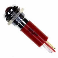 INDICATOR 12V 12MM PROMINENT RED
