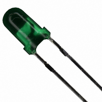 LED GREEN DIFFUSED 3MM ROUND
