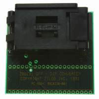 Z8 44-PQFP TO 40-DIP ADAPTER