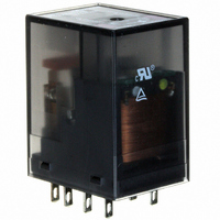 RELAY MINI DPDT 12A 12VAC W/LED