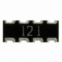 RES ARRAY 120 OHM 8TERM 4RES SMD