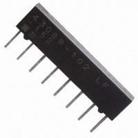 Resistor Network,Thick Film,15KOhms,100WV,2+/-% Tol,-100,100ppm-TC,7808-Case