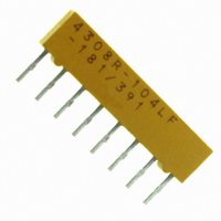 Resistor Network,Thick Film,180Ohms,100WV,2+/-% Tol,-100,100ppm-TC,7808-Case