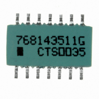 RES-NET ISO 510 OHM 14-PIN SMD