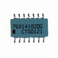 RES-NET BUSSED 82 OHM 14-PIN