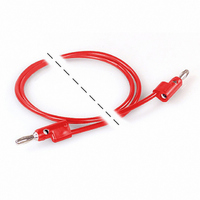 PATCH CORD STKG BANA PLG 18" RED
